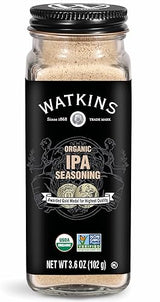 Watkins Gourmet Organic Spice Jar, IPA Seasoning, Non-GMO, Kosher, 3.6 oz. Bottle, 1-Pack