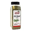 Badia Dill Weed 7 oz - Dill Seasoning Herb for Fish, Pickles, Dressings, Sauces & Salads, Gluten Free, Kosher
