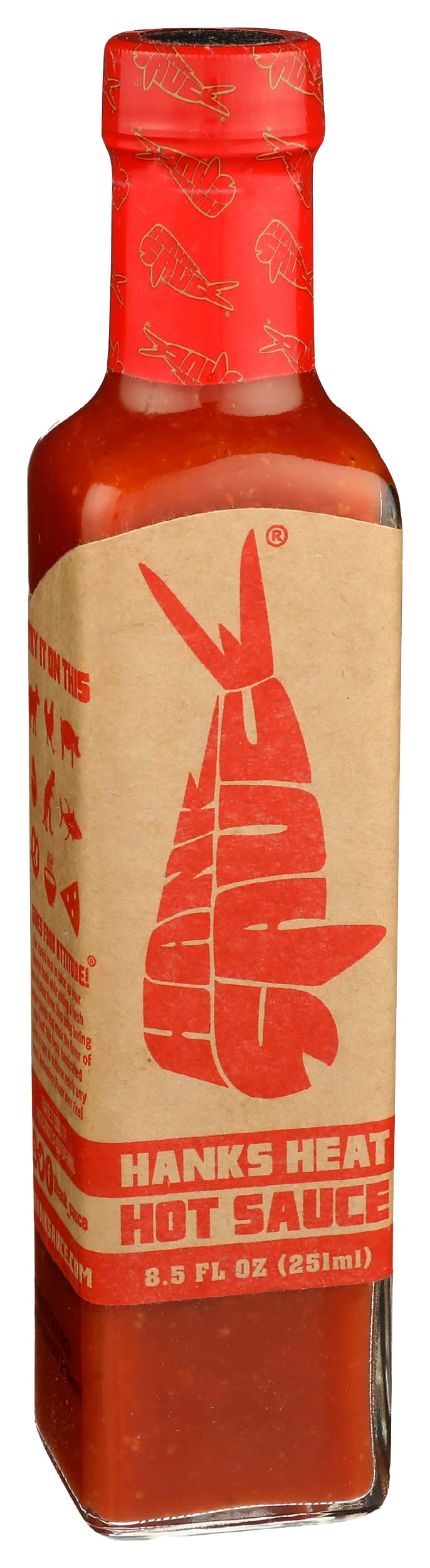 Hank Sauce Hanks Heat Hot Sauce, 8.5 FZ