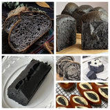 ONETANG Organic Black Sesame Powder,Plant Based,Gluten-Free,Vegan,Protein Source No Sugar,Low Temp Roasted,Halal,Non-GMO,Black Sesame Paste 12.36 Oz