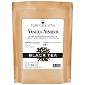 The Republic of Tea Vanilla Almond Full-Leaf Loose Black Tea 3.5 oz Refill Bag | Steeps 50 Cups | Caffeinated