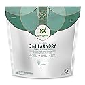 Grab Green 3-in-1 Laundry Detergent Pods, Vetiver Scent, Plant and Mineral Based, Superior Cleaning Power, Stain Remover, Brightens Clothes, White