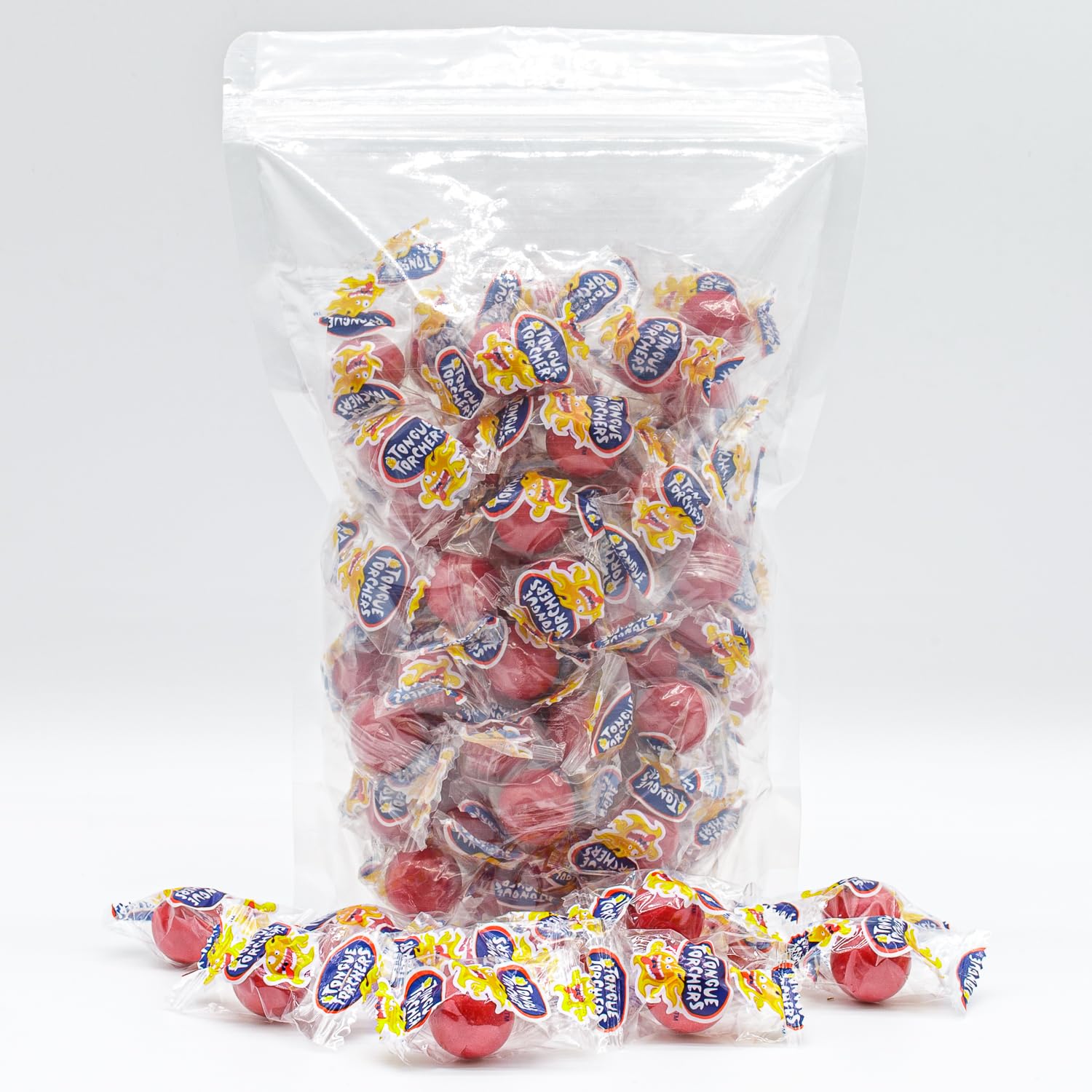 Fireball Candy 2 lb - in Bulk Resealable Bag, Hot & Spicy Cinnamon Hard Candy, Individually Wrapped