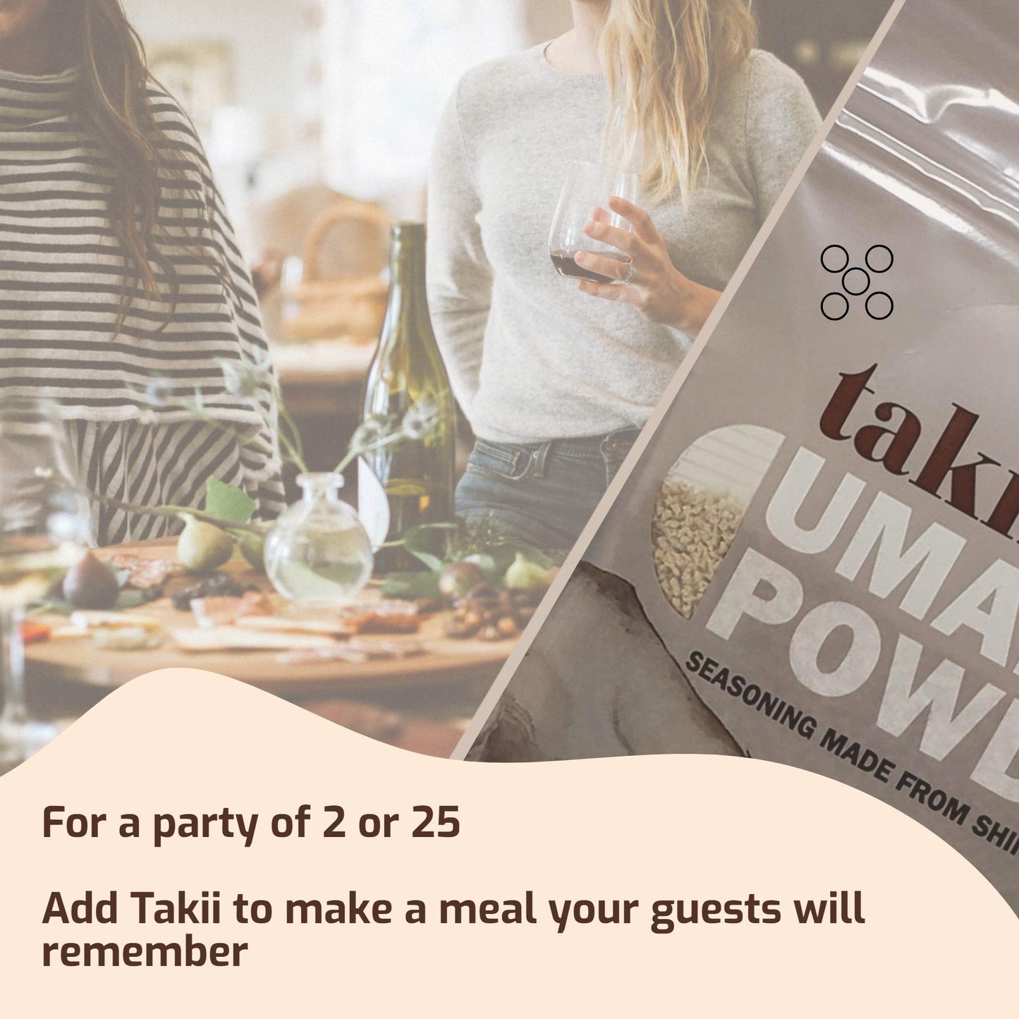 Takii Umami Powder, Made from Shiitake Mushroom, Add Instant Flavor and Depth to All Your Favorite Dishes (6 Bags)