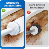 50 Count Disposable Toilet Wand Refills for Clorox, Upgraded Replacement Brush Heads Compatible With Most Toilet Wand Refill System - 5X Cleaning