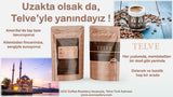Telve Turkish Coffee, Premium Ground Arabica Beans, Fresh USA Roasted, (8.82 oz / 250 g)