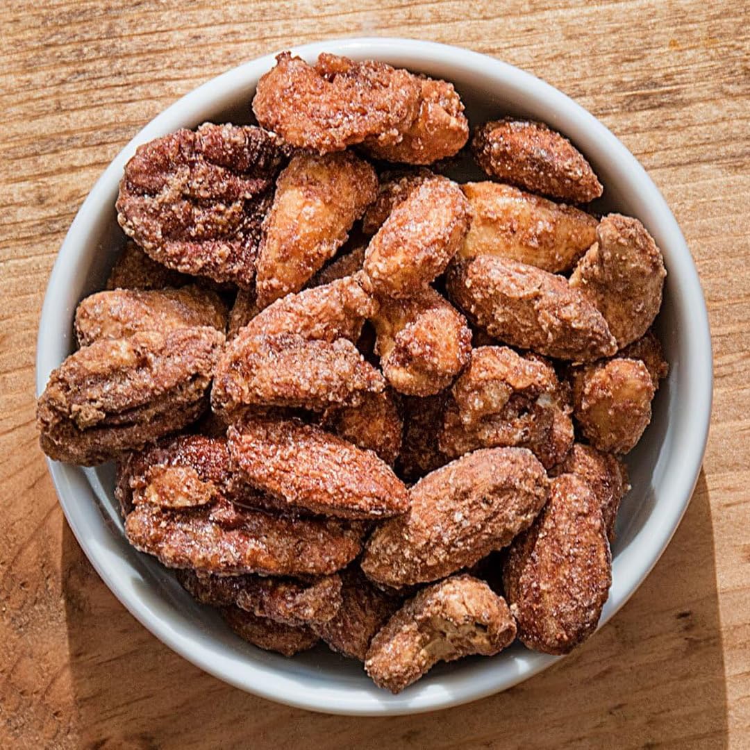 BobbySue's Nuts Original Style, All Natural, Healthy Snack, Gluten Free, Low Sugar, and High Protein Nuts Mix of Almonds, Cashews, Pecans, 32 Oz, 1
