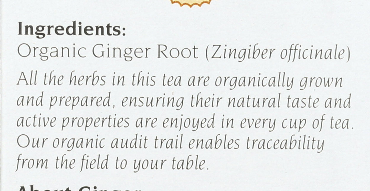 Celebration Herbals Organic Ginger Root Tea, 24 CT