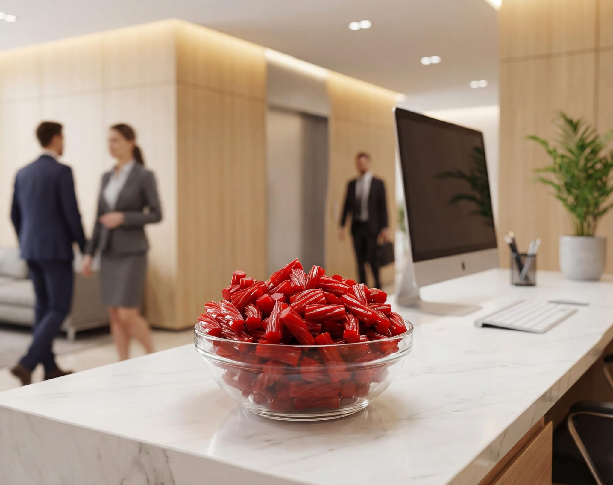 Australian Red Licorice Cherry Flavor Soft & Chewy - 1.5 lb Bulk Gourmet Candy - Sweet Twists - Fresh Australian Style for Snacking, Candy Bowls