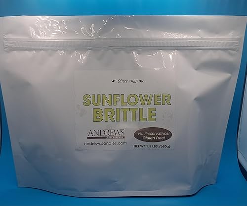 Andrews Candy Company, Sunflower Brittle, 1.5 lb