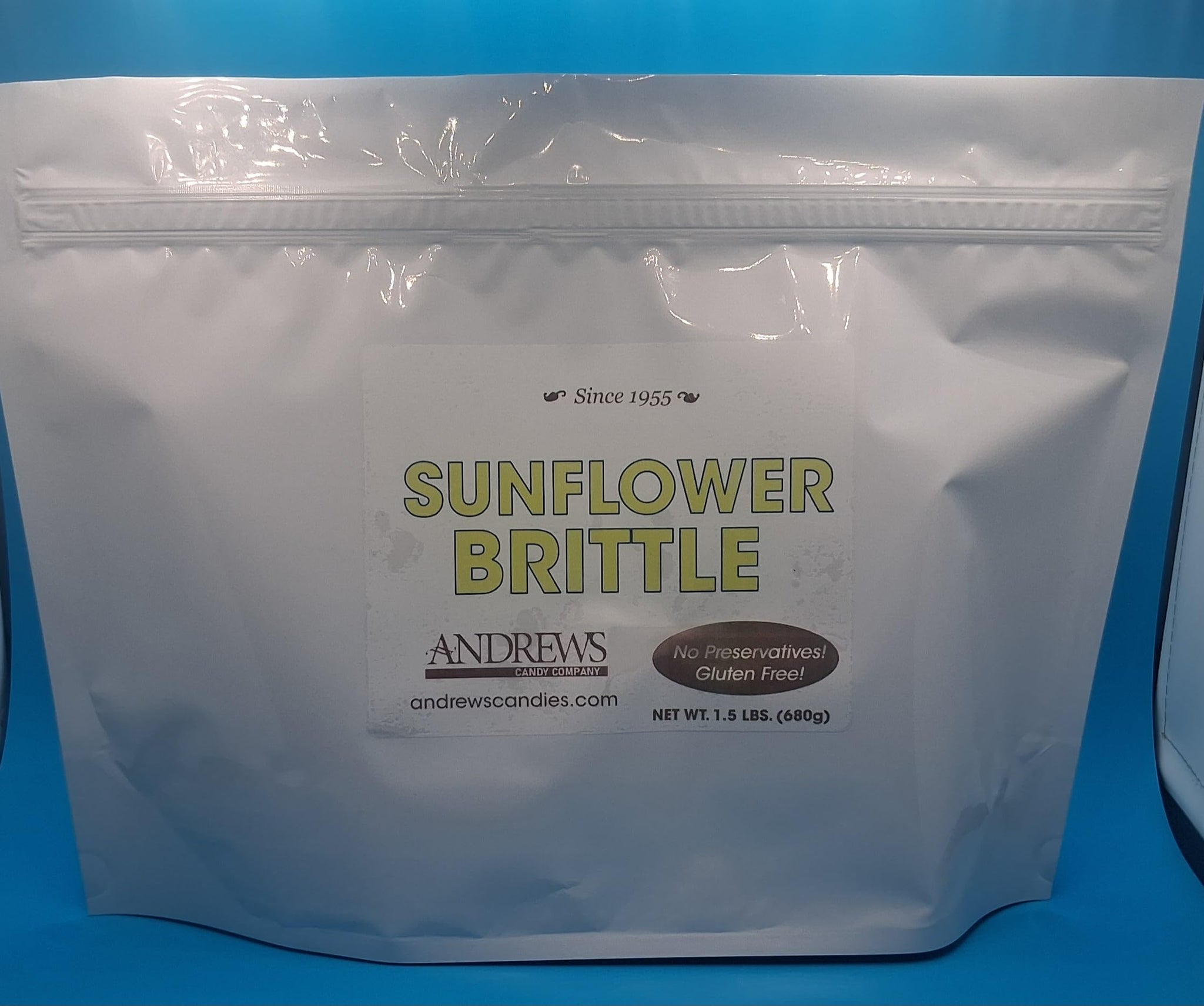 Andrews Candy Company, Sunflower Brittle, 1.5 lb