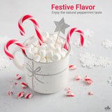 Fusion Select 100 Pcs Mini Candy Canes - Striped Christmas Candies, Sweet Goodies for the Holidays - Naturally Flavored Mini Peppermint Confections