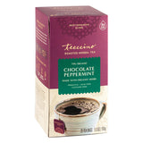 Teeccino Chocolate Peppermint Herbal Tea - Enjoy Hot or Iced Tea with Cooling Peppermint, Cocoa & Chicory, Prebiotic, Caffeine Free, Acid Free, 25 Tea