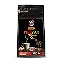 ground coffee medium roast - PERUVIAN GROUND ORGANIC COFFEE, fair trade, 100% arabica, medium roast, low acidity - arabica coffee ground, 1 Bag (12