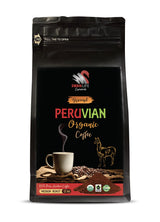 ground coffee medium roast - PERUVIAN GROUND ORGANIC COFFEE, fair trade, 100% arabica, medium roast, low acidity - arabica coffee ground, 1 Bag (12