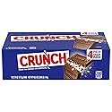 CRUNCH Candy Bar, Creamy Milk Chocolate with Crunchy Crisped Rice, Share Pack, 18 Count, 2.7 oz Each