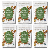 Purely Sprouted Garden Herb Snack Mix: Vegan, Gluten-Free, and Non-GMO Blend for a Healthy Crunch! (4 oz, 6 pack)