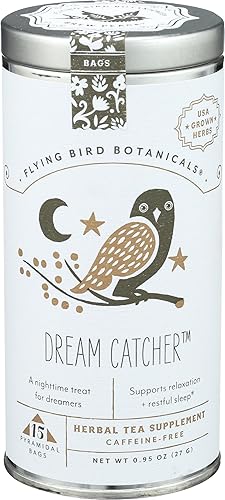 FLYING BIRD BOTANICALS Organic Dream Catcher Tea, 15 CT