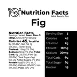 The Panza Fig Gourmet Cookie Snack Thin & Crispy | Organic, Non-GMO, 100% Natural Ingredients | Mini Pouch 0.7 oz