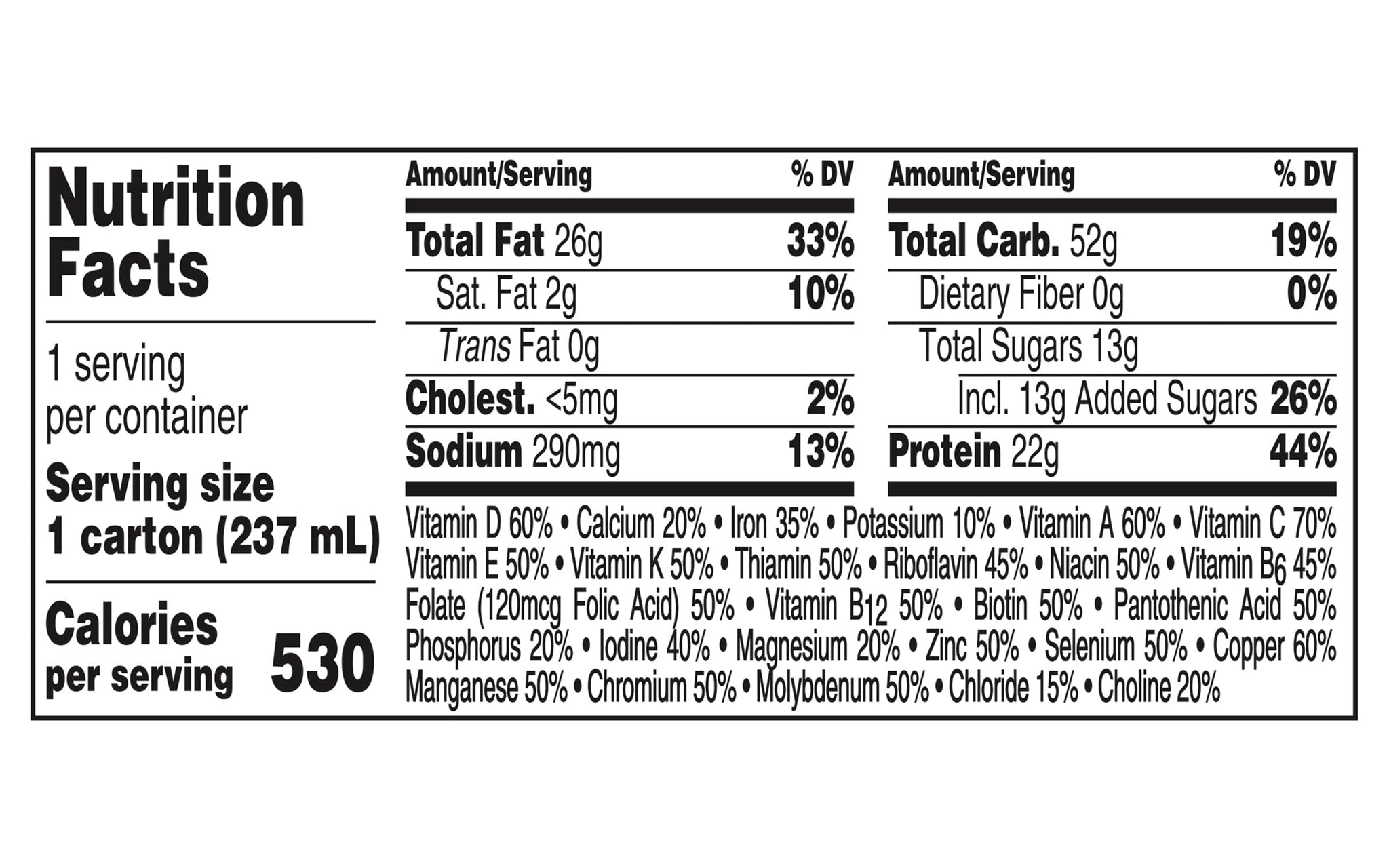 Boost Very High Calorie Nutritional Drink Very Vanilla, Made with Natural Chocolate Flavor & No Artificial Flavors, Colors & Sweeteners, 8 FL OZ (Pack