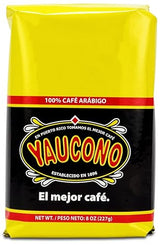 Yaucono Ground Coffee Bagged, 8 Ounce (Pack of 1)