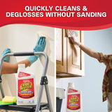 Krud Kutter Gloss-Off Prepaint Surface Preparation Cleaner, 32 oz, No Sanding Liquid Deglosser for Cabinets, Trim, Doors and Furniture, Removes Dirt