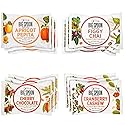 Big Spoon Roasters Nut Butter Bars Pack Cherry Pecan, Apricot Pepita, Cranberry Cashew & Figgy Chai High Protein Bars Variety Pack with Non GMO Pea