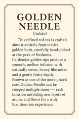 MOROZKISPA Golden Needle Tea loose leaf - Premium Whole Tea Buds, Smooth & Rich Flavor, No Additives, 3.5 oz (100 g)