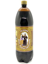Ukrainian Monastery "Monastyrskiy" Kvas Rye Bread Drink with Honey 67.6 fl oz / 2L - Pack of 3