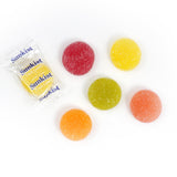 SunkistFruit Gems, 1 Pound Bulk Bag, Fruit Gems, Soft Candy Individually Wrapped