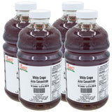 Nature Blessed 100% Pure White Grape Juice Concentrate - 4 Quarts (4/32 fl oz bottles), Great for Home Vintners, Home Brewers, Cider, Spirits
