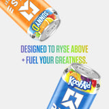 RYSE Fuel Energy Drink - Variety Pack - Sugar Free, Gluten Free & Vegan - 200mg Natural Caffeine, Taurine & Choline for Focus & Energy - No Artificial