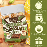 Dubai Chocolate Spread - 6.35 oz Jar with Pistachio, Kataifi & Gourmet Dubai Chocolate Filling for Pancakes, Breakfast, Snacks, and Desserts