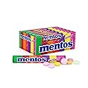 Mentos Chewy Mint Candy Roll, Rainbow Mint Candies, 14 Pieces Per Roll, 15 Count Party Pack