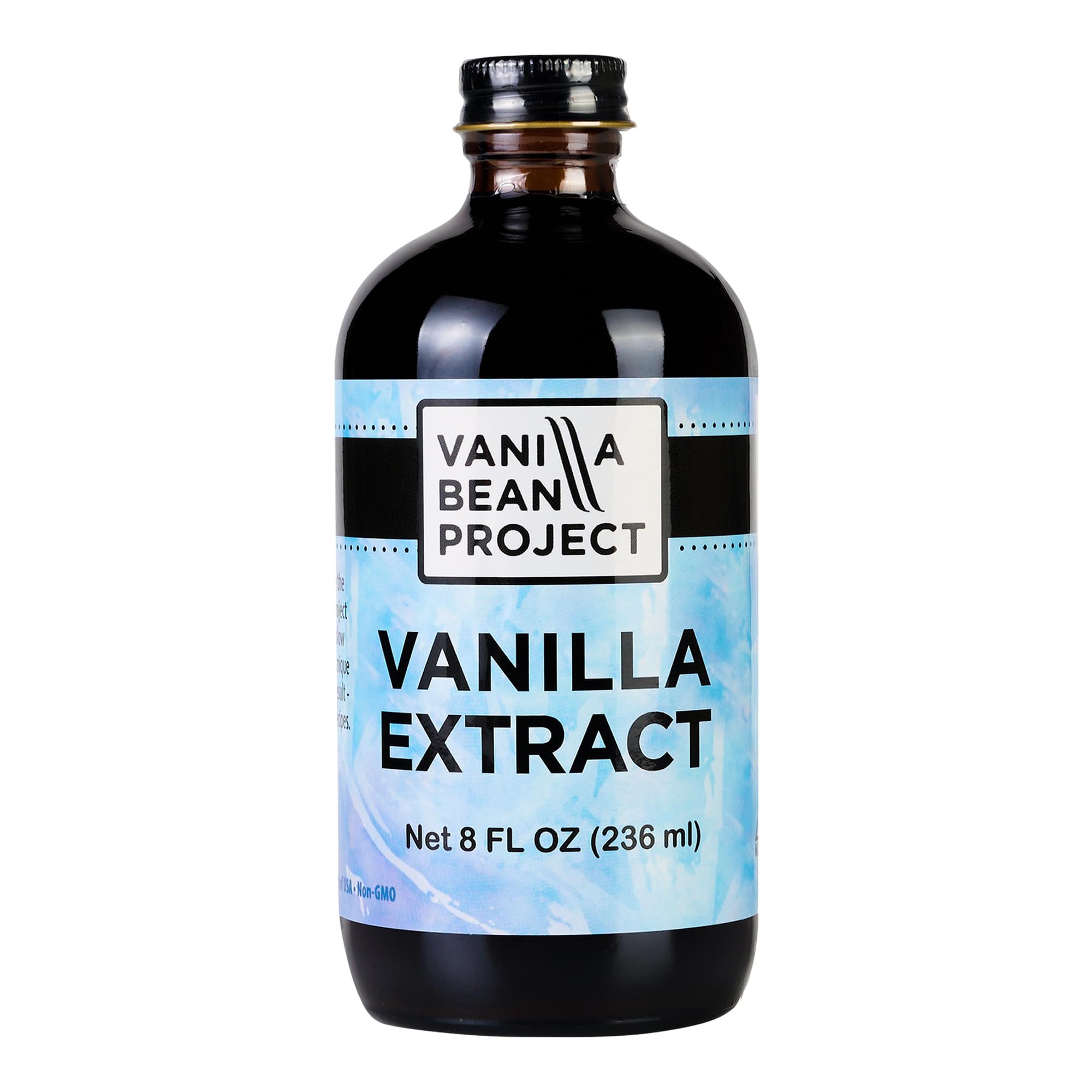Pure Vanilla Extract | Cooking and Baking Necessity | Vanilla Bean Project | 8 Ounce