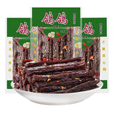 Chinese snacks,latio spicy strips,spicy Chinese La Tiao Snack, Dried Bean Curd Strips with Chili, Traditional Flavor