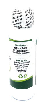 Natural Flower Zapote Blanco Extracto (60ml)