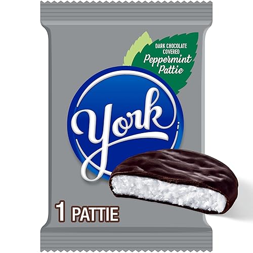 YORK Dark Chocolate Peppermint Candy (Pattie), 1.4 Ounce