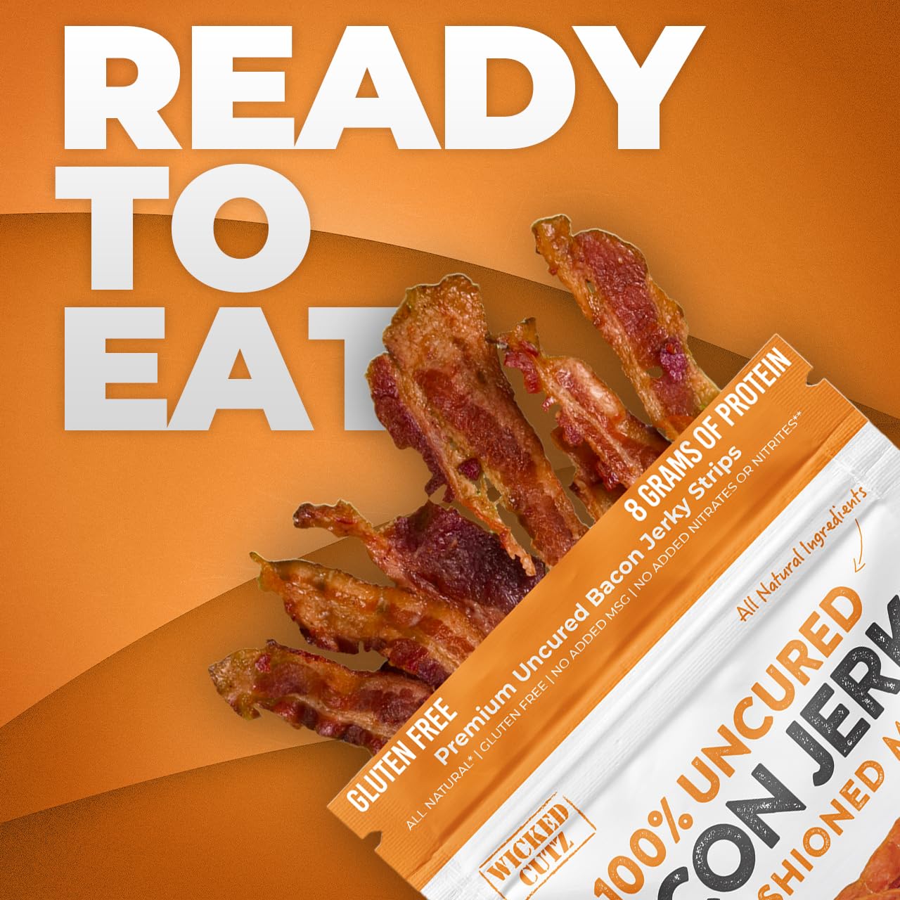 Bacon Jerky Variety Pack | 5 Flavors & Up to 24g Protein Per Bag | Fully Cooked, Bold Flavors, Exceptionally Tender, High Protein Carnivore Snacks |