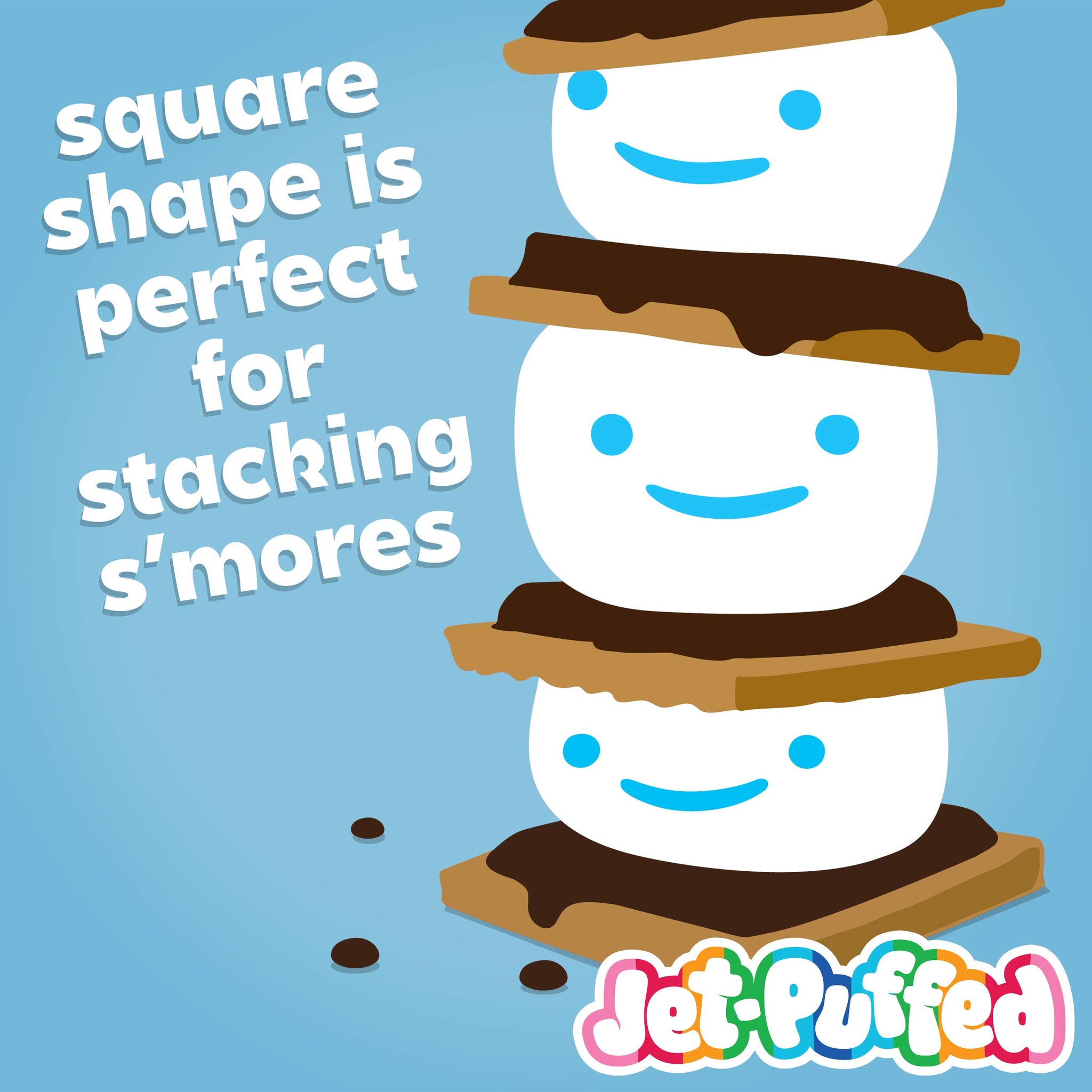 Jet-Puffed Stacker Marshmallows (8 oz Bag)