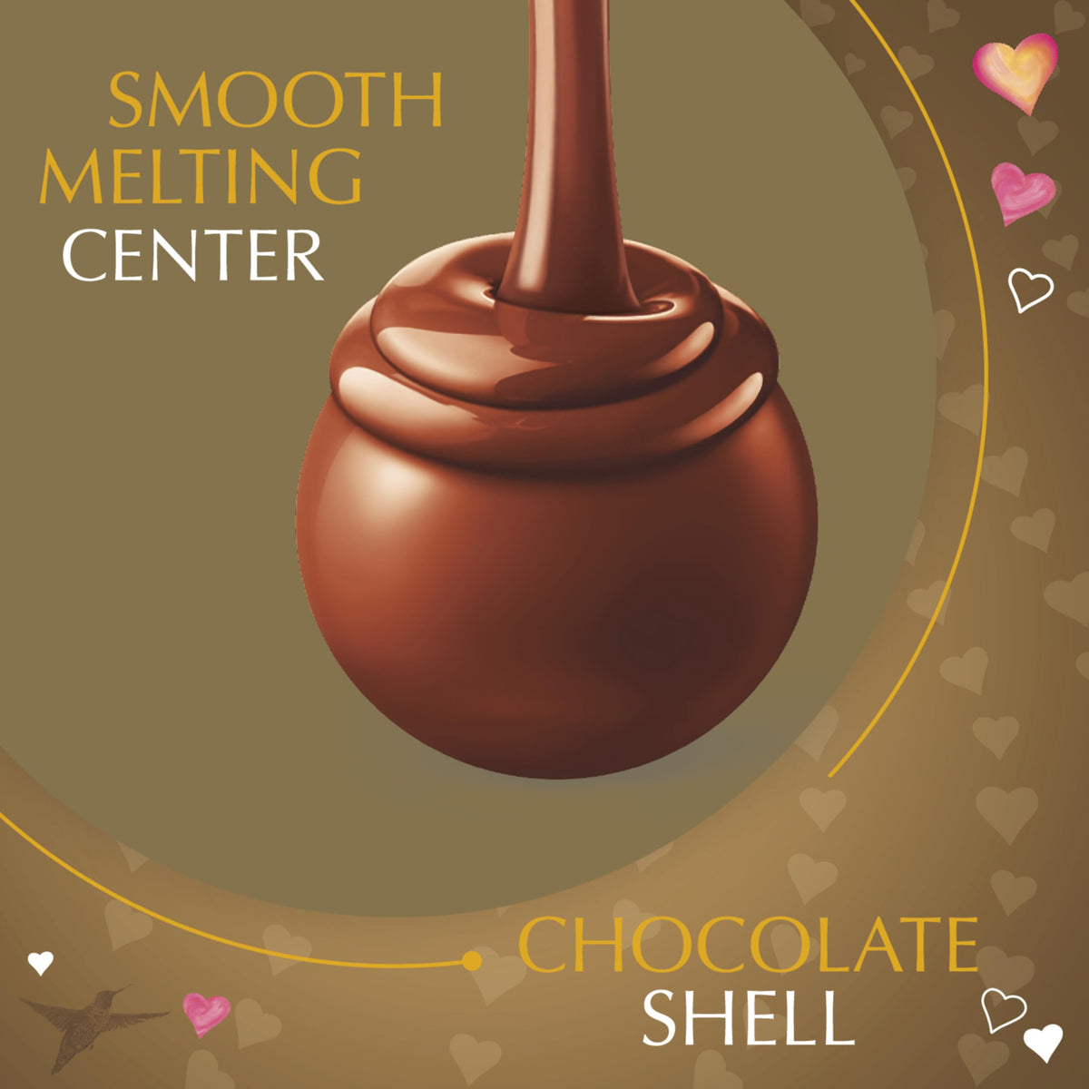 Lindt LINDOR Assorted Chocolate Candy Truffles Heart, Valentine's Day Assorted Chocolate with Truffle Center, 5.5 oz.