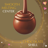 Lindt LINDOR Assorted Chocolate Candy Truffles Heart, Valentine's Day Assorted Chocolate with Truffle Center, 5.5 oz.