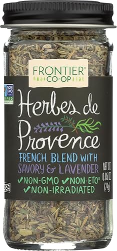 Frontier Co-op Herbes De Provence, 0.85 Ounce, French Blend of Aromatic Savory, Thyme, Rosemary, Basil Tarragon & Lavender