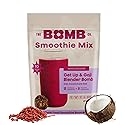 The Bomb Co. Blender Bomb, Get up & Goji, Superfood Smoothie Mix With Goji Berries, Hemp, Flax, Chia Seeds & Amino Acids, Gluten Free, High Fiber, 10
