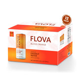 Flova Blood Orange Energy Drink, All Natural, Electrolytes and Minerals from Coconut Water, 4 Simple Easy to Pronounce Ingredients, 99% Juice, Pack