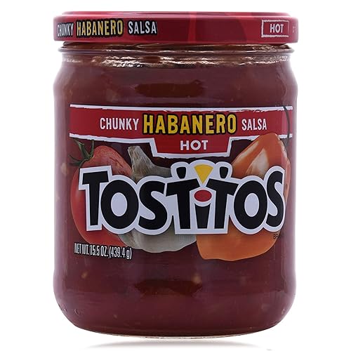 Tostitos - Dips Hot Chunky Habanero Salsa, 15.5 Ounce, Red