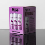 Thrust All Natural Wellness - 4 Pack | Nitric Oxide Beverage | 5 g Sugar, 25 Cal | Boost Blood Flow | Increase Circulation & Vitality Support