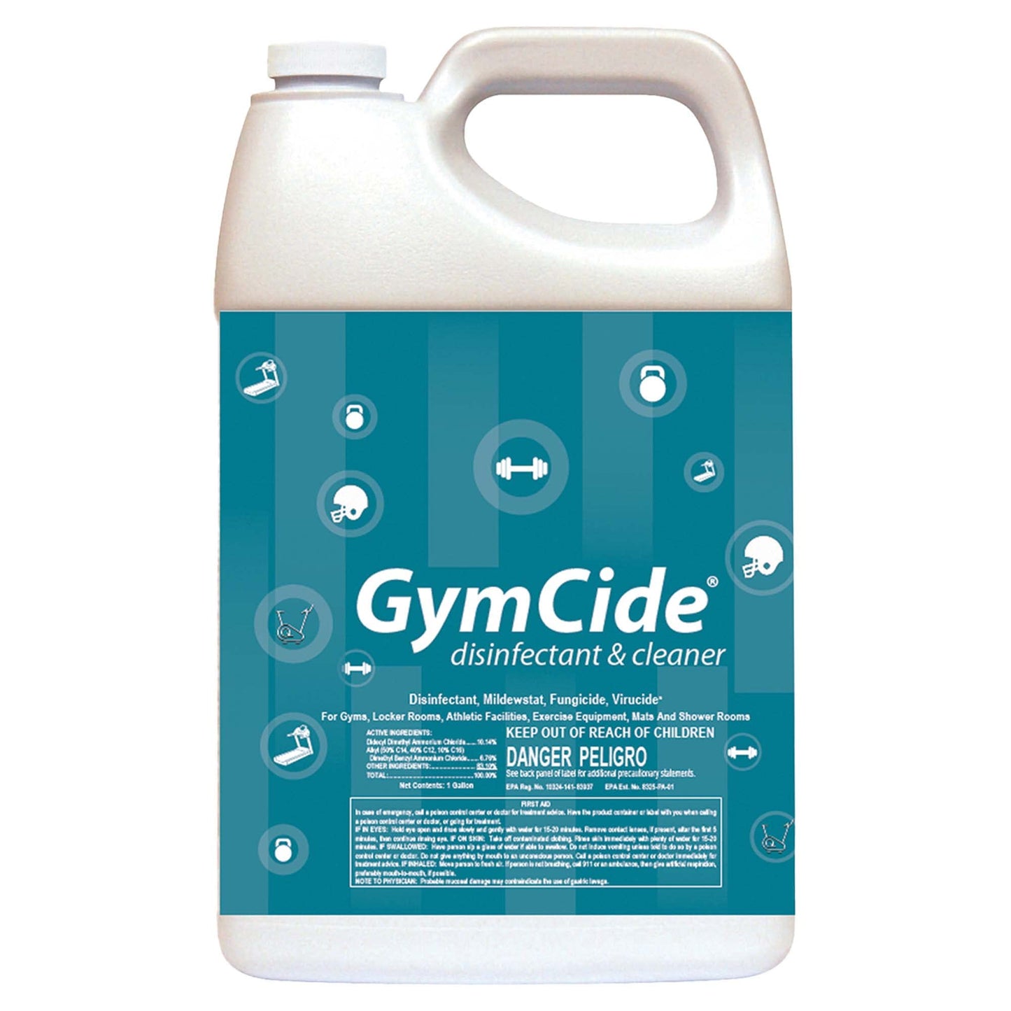 Jani-Source GymCide Disinfectant 1 Step Sports Equipment Concentrated Cleaner Deodorizer, Kills 99.9% of Germs and Eliminates Odors (Each)…