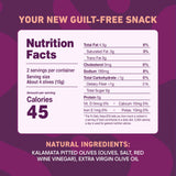 Freestyle Snacks Olive Snack Packs - As Seen on Shark Tank - Single Serve - Fresh Pitted Kalamata Olives, Grown in Greece, All Natural, Non-GMO
