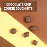 Edible Chocolate Chip Cookie Dough Bites, Movie Theater and Dessert Topper Candy, 4 Ounces (Pack of 3)